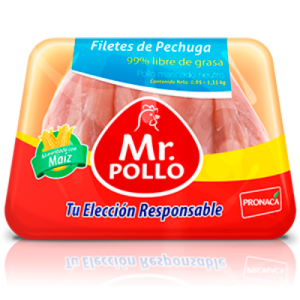 Filetes de pechuga 99% libre de grasa