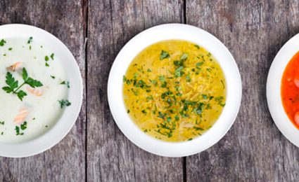 Sopas de pollo alrededor  del mundo