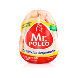 Pollo extra grande sin menudencia