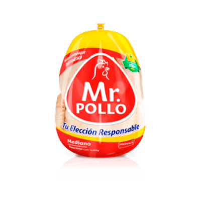 Pollo mediano con menudencia