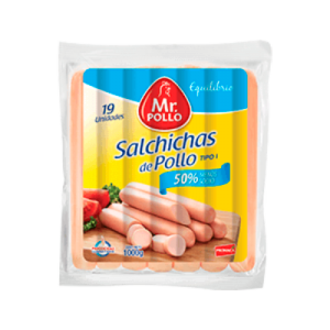 Salchicha de pollo 1 kg