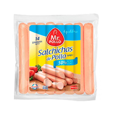 Salchicha de pollo 400 g