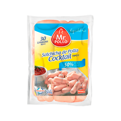 Salchicha de pollo cocktail 500 g